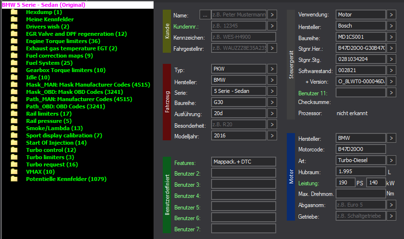 WinOLS Basic Mappack + DTC EDC17C50 – BMW X5 F15 30d N57D30O1 – 536517 0_7FTN0-00002637 – OLS / KP / JSON / CSV