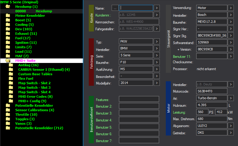 WinOLS Super Mappack MEVD17.2.8 – BMW M5 F10 S63B44T0 – 539969 8BC959CB – 954 ECU Maps – OLS  KP  JSON  CSV