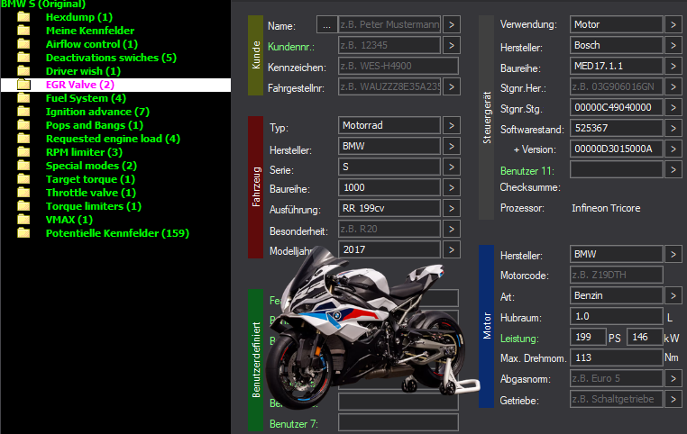 WinOLS & TunerPro Basic Mappack Bosch MED17.1.1 – BMW 1.0 – 00000C49040000 525367 – OLS / KP / XDF / JSON / CSV